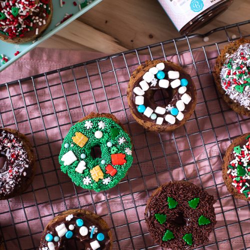 Collection of Holiday Donut Cookies